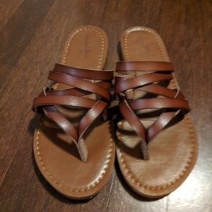 Brown sandals